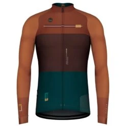 Pacer Long Sleeve Jersey Gobik Unisex Walnut