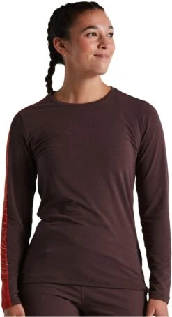 Trail Jersey Long Sleeve Specialized Woman Cast Umber