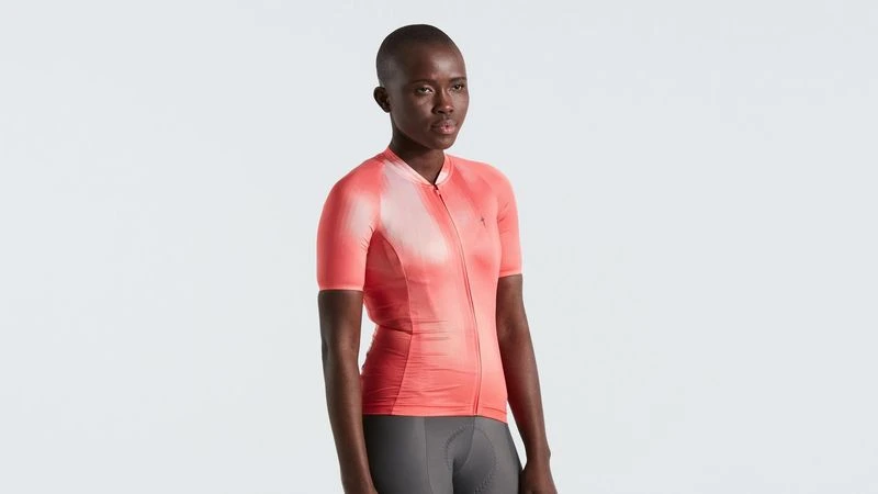 SL Air Distortion Short Sleeve Jersey Specialized Woman Vivid Coral 4 SL Air Distortion Short Sleeve Jersey Specialized Woman Vivid Coral - Image 2