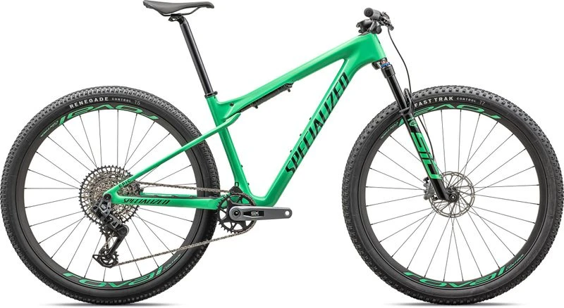 Epic World Cup Expert Specialized 2024 Gloss Electric Green/Forest Green Pearl 4 Epic World Cup Expert Specialized 2024 Gloss Electric Green/Forest Green Pearl - Image 2