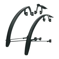 2-Pack Front/Rear Mudguards SKS Speedrocker 28" 47mm Black